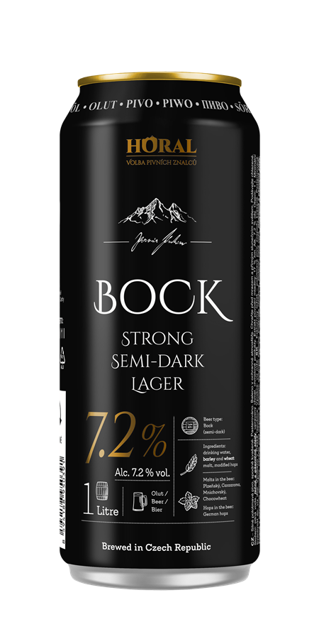 Plechovka BOCK Strong Semi-Dark Lager