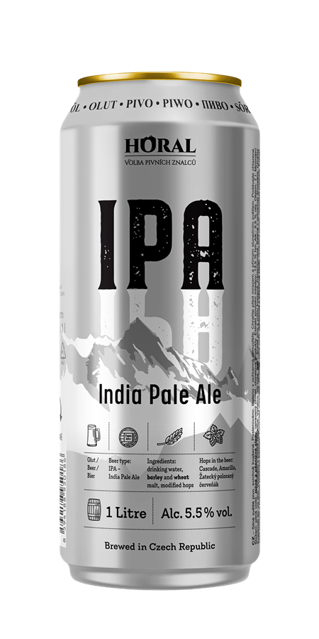 Plechovka HORAL IPA